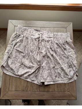Balance Athletica Grey Snake-Print Athletic Shorts